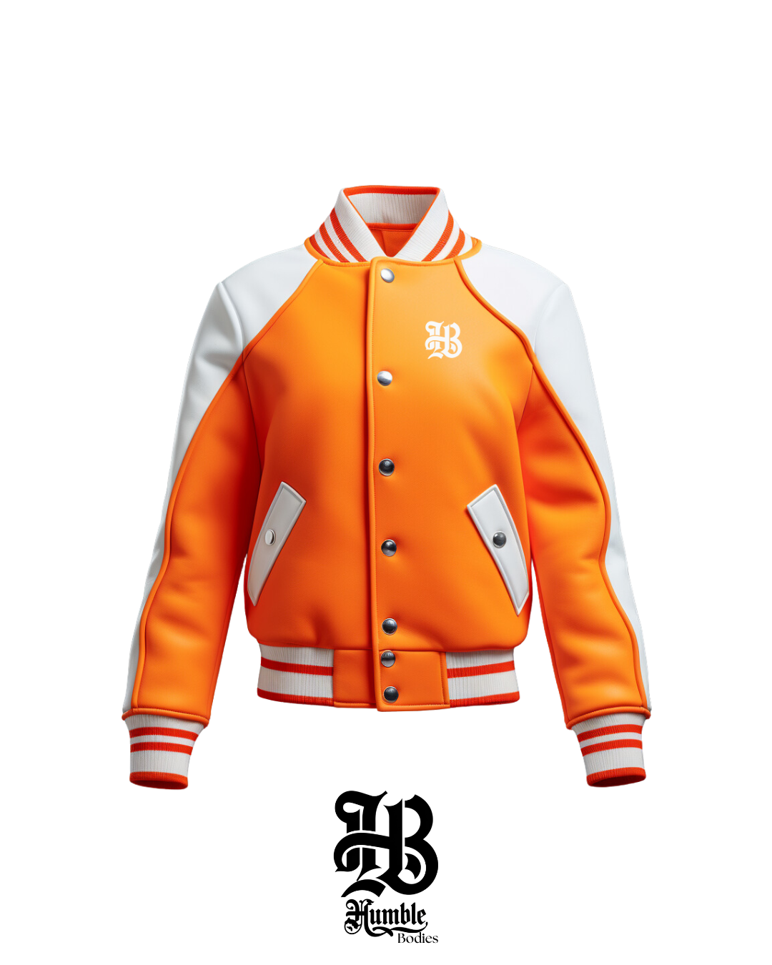 Orange Varsity Jacket